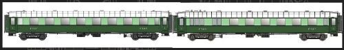 L.S. Models MW40923 2er Set Personenwagen Pullman ETAT, Ep.IIb, Transat